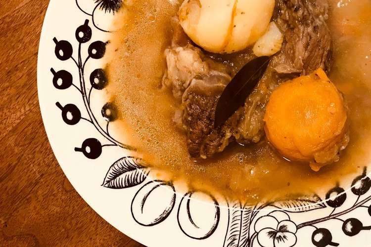 牛スネ肉のポトフ ブイヨンの残り レシピ 作り方 By クックbo01t2 クックパッド