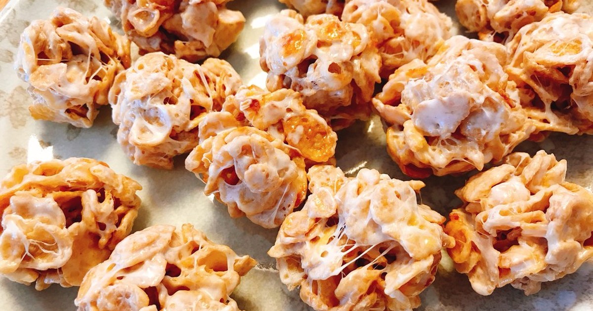 バタースコッチコーンフレーククッキーのレシピ