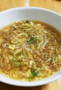 簡単   もやしの中華スープ