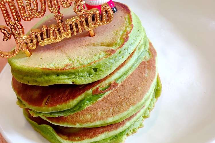 抹茶のホットケーキ レシピ 作り方 By すぬさん らぶ クックパッド 簡単おいしいみんなのレシピが353万品