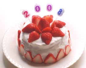 イチゴのショートケーキを作ったよ