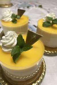 オレンジ＆マスカルポーネムースケーキ