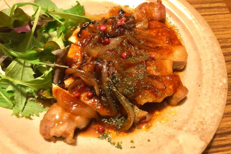 豚ロースの生姜焼き風ポークチャップ レシピ 作り方 By Matscafe クックパッド 簡単おいしいみんなのレシピが361万品