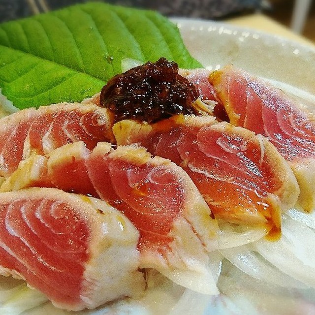 鮪の希少部位 頭身 ハチの身 でタタキ風 レシピ 作り方 By Sonomi クックパッド