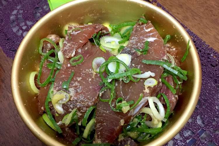 胡麻はまち ミョウガとおネギで レシピ 作り方 By こぉちゃんの嫁 クックパッド 簡単おいしいみんなのレシピが350万品