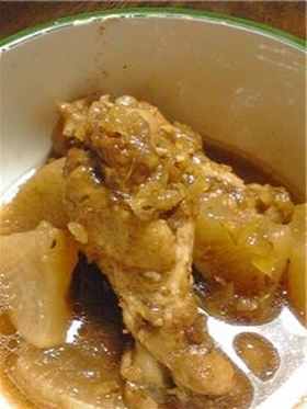 自家製ゆず茶で~鶏肉と大根の煮物