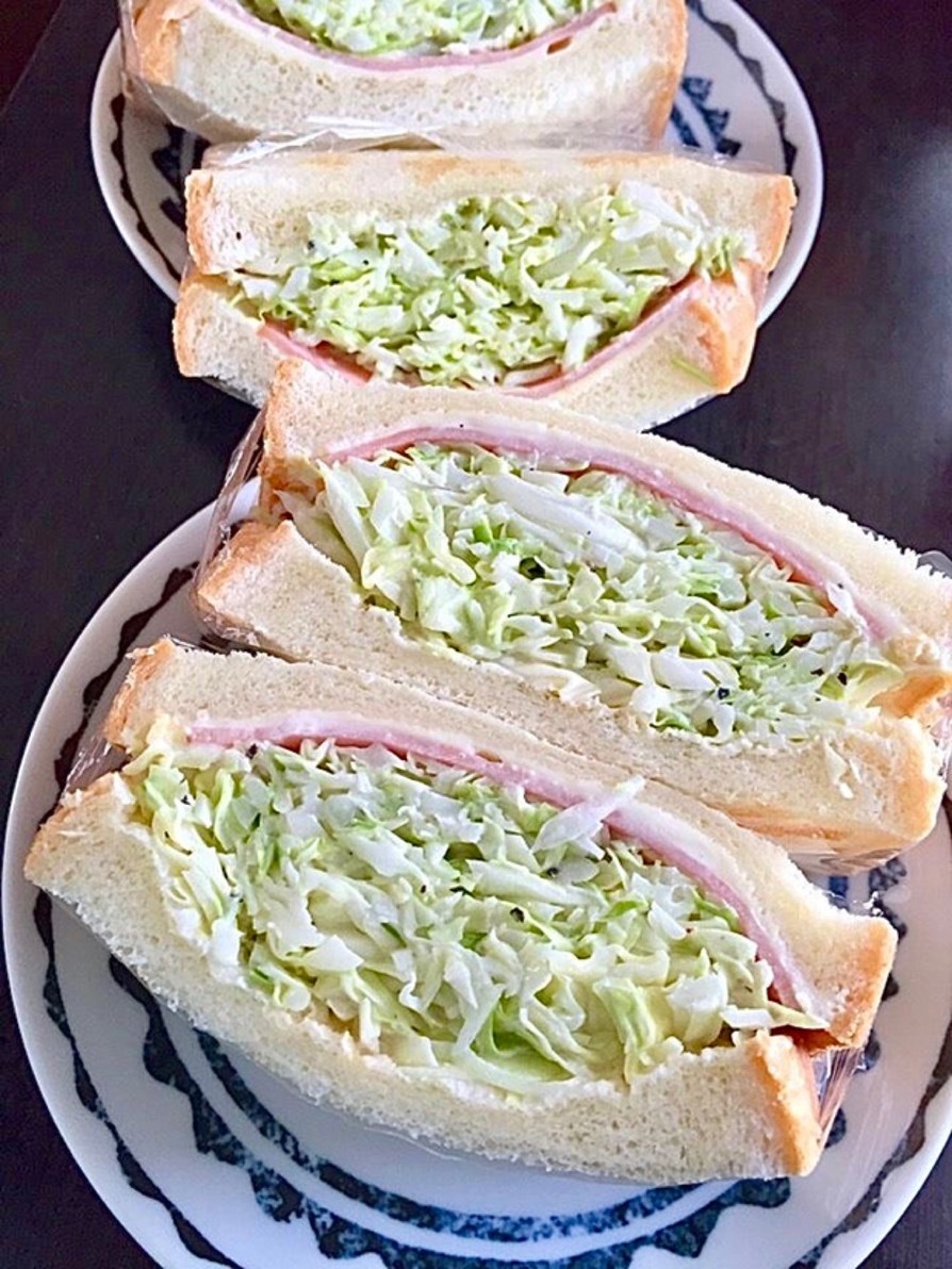 キャベツたっぷり♡栄養満点サンドイッチの画像