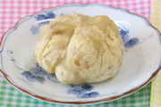 災害時にパッククッキング バナナ蒸しパンの写真