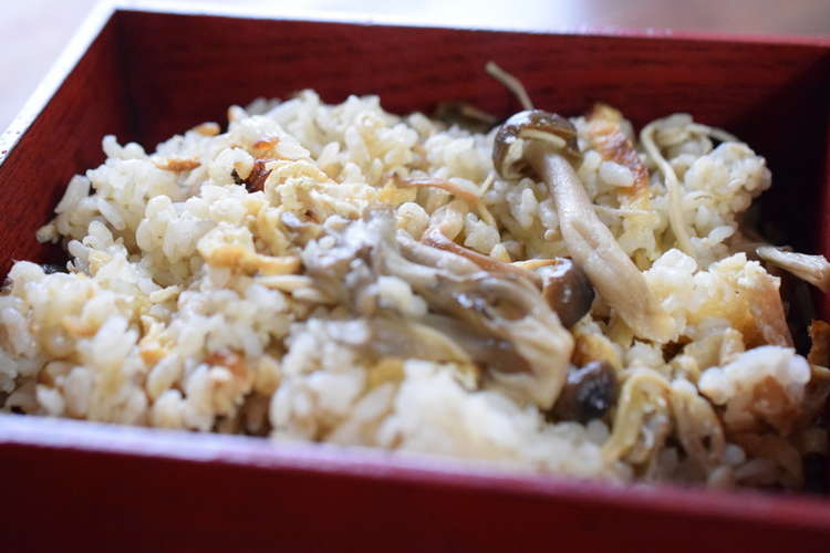 かまどさん 干しきのこごはん レシピ 作り方 By Sarara クックパッド