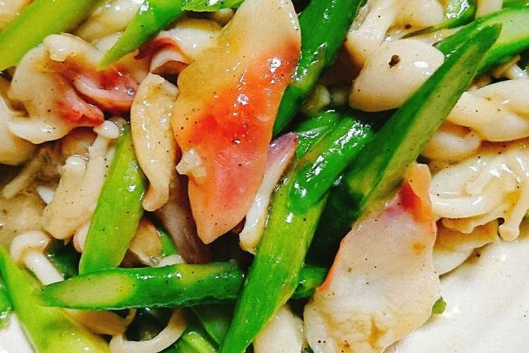 ホッキ貝とアスパラのバター炒め レシピ 作り方 By ごーさんず クックパッド 簡単おいしいみんなのレシピが356万品