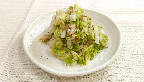 白菜消費に！白菜とサバ水煮缶のサラダの画像