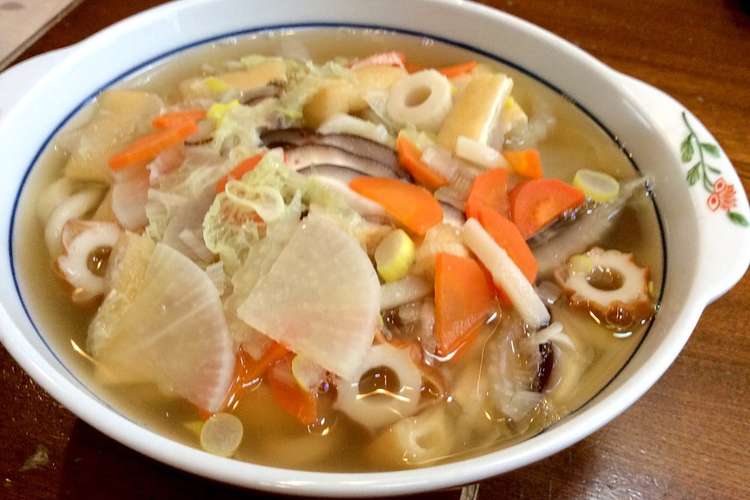 一人のお昼に 簡単 ヘルシー 五目うどん レシピ 作り方 By みぽりんクックママ クックパッド