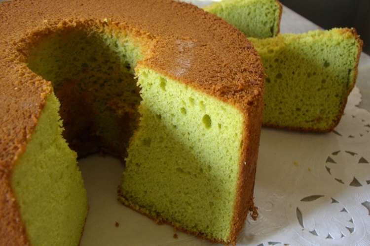 あおきな粉シフォンケーキ レシピ 作り方 By みことんとん クックパッド 簡単おいしいみんなのレシピが350万品