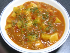 餅のトマト煮