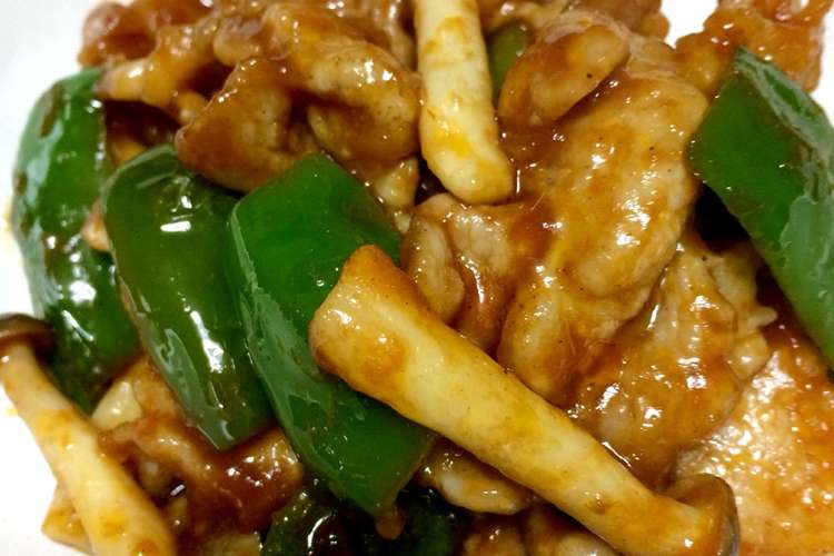 豚肉 ピーマンしめじの旨 ケチャップ炒め レシピ 作り方 By トロイメライ クックパッド 簡単おいしいみんなのレシピが360万品