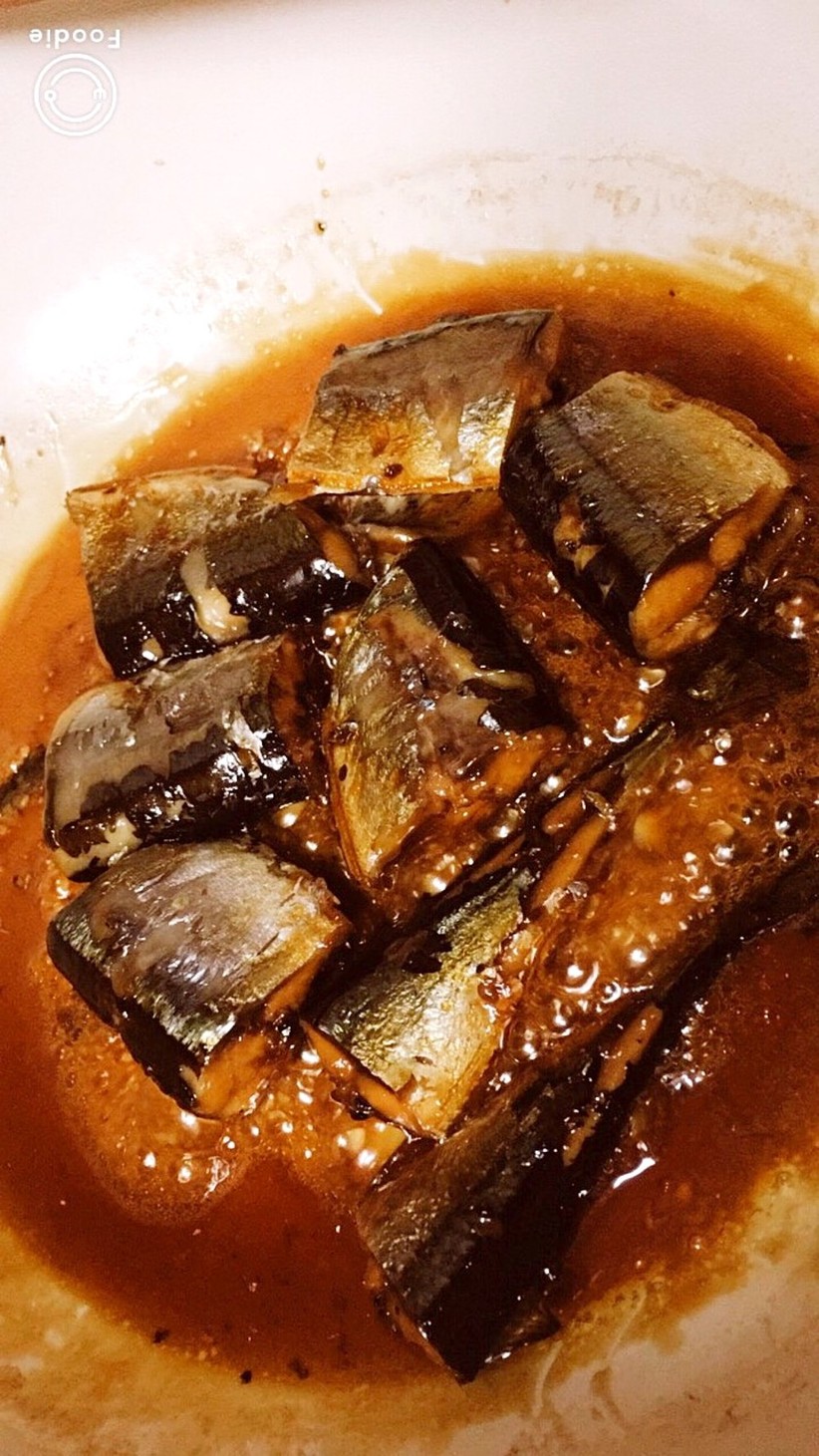 フライパンで煮込むだけ秋刀魚の甘露煮の画像