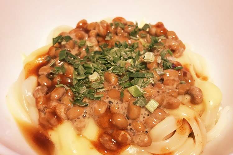 簡単 とろーり納豆キムチうどん レシピ 作り方 By Emini クックパッド 簡単おいしいみんなのレシピが352万品