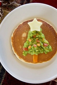 クリスマスツリー★オープンパンケーキ