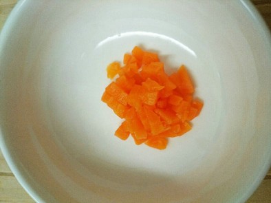 離乳食☆根菜はレンジで柔らかくの写真