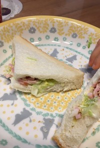 幼児食に簡単サンドイッチ