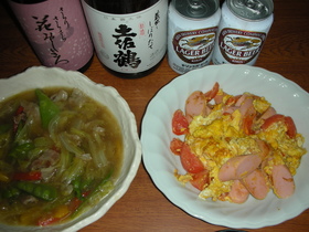 魚肉ソーセージのトマ玉