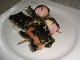 おさかなソーセージのチーズはさみ揚げ