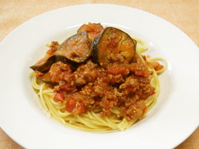 ミートソースパスタ