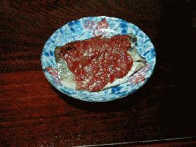 鯖のトマトソース焼きの画像