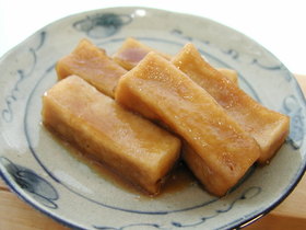 高野豆腐の揚げ煮