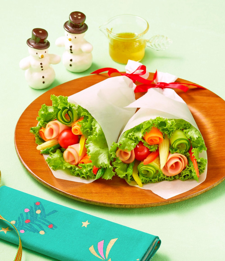 クリスマス☆ブーケサラダの画像