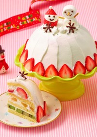 クリスマス☆スノードーム・ケーキ