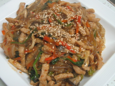 韓国家庭料理・チャプチェの写真