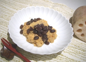 レンコンでわらび餅風?