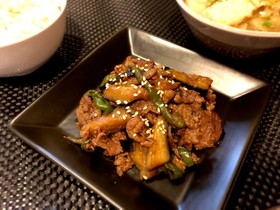 焼肉のタレ活用♪牛肉の中華炒め