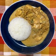 鮭とあさりのココナッツカレーの写真