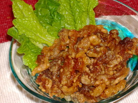 受験生のお弁当に豚の竜田揚げ蜂蜜レモン味