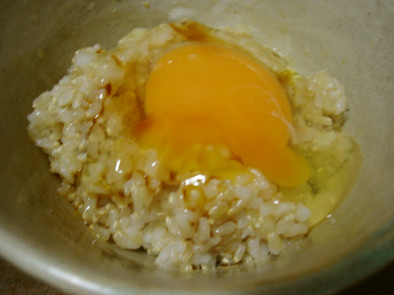 最食戟の不均一と均一の卵かけご飯の写真
