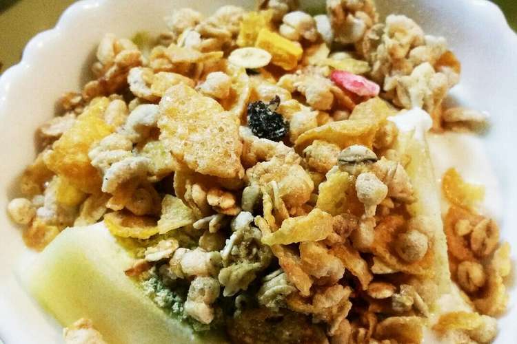 朝食りんごヨーグルトonシリアル レシピ 作り方 By 新米ママの時短飯 クックパッド 簡単おいしいみんなのレシピが352万品