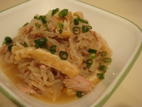 糸こんにゃくで♔しみじみ煮