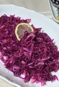簡単★紫キャベツの超シンプルサラダ
