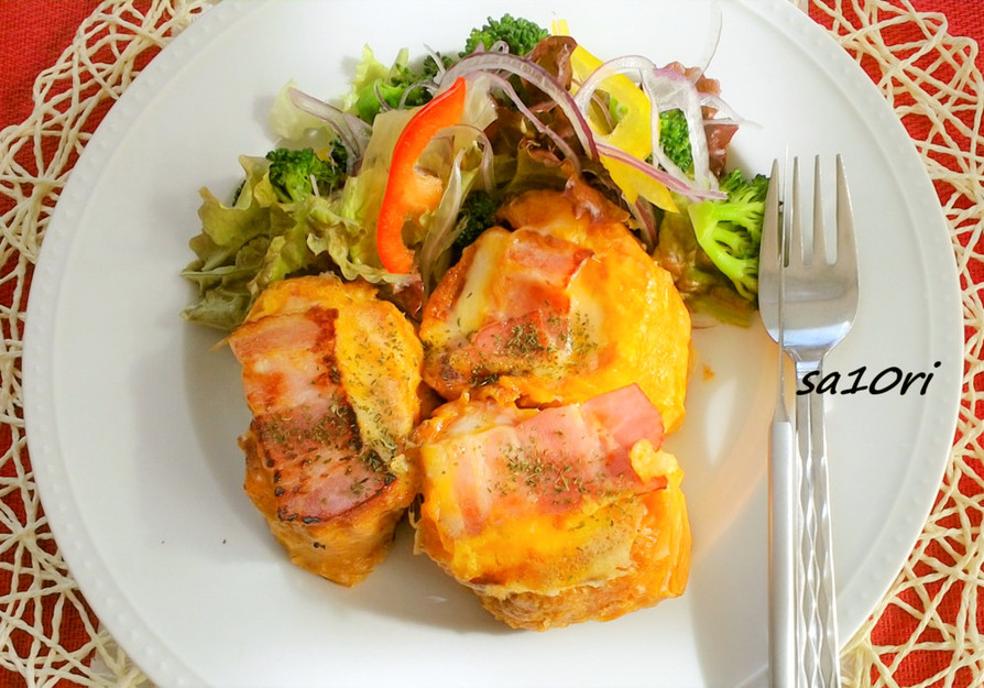 ソーセージとリンゴのフレンチトースト焼きレシピ