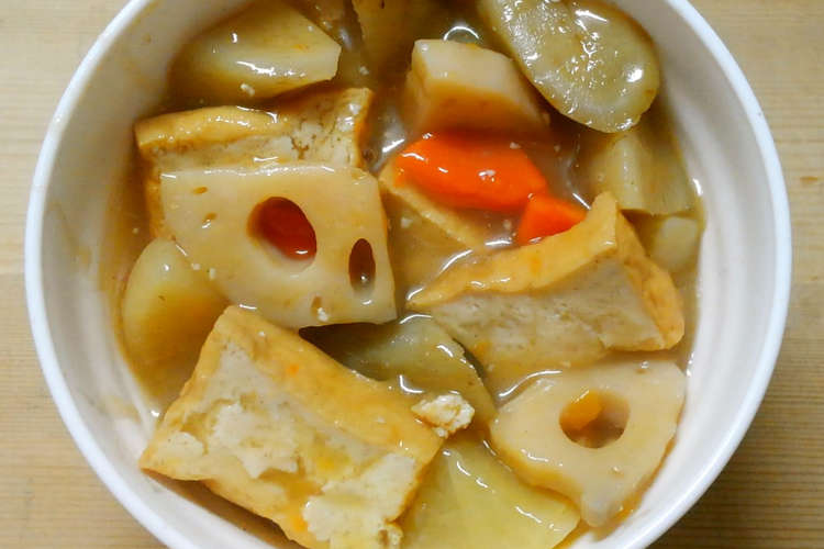 揚げ 煮物 厚 と 大根 の 厚揚げと大根の煮物 レシピ・作り方