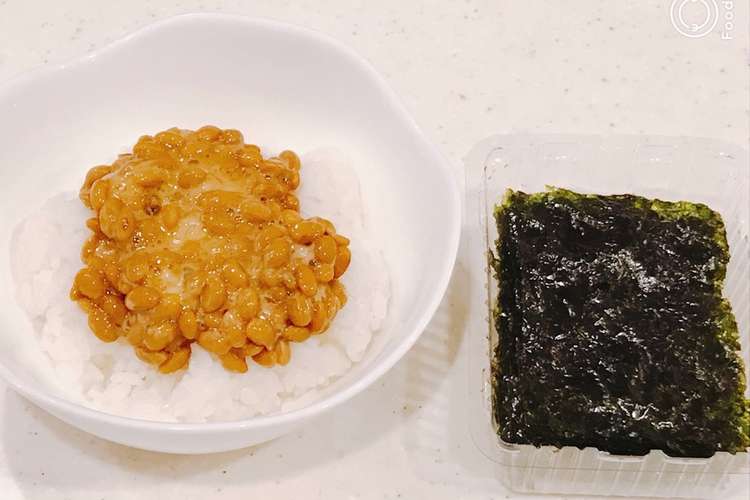 納豆ごはんを 韓国のりで巻いて食べる レシピ 作り方 By クックまいななパパ クックパッド 簡単おいしいみんなのレシピが355万品
