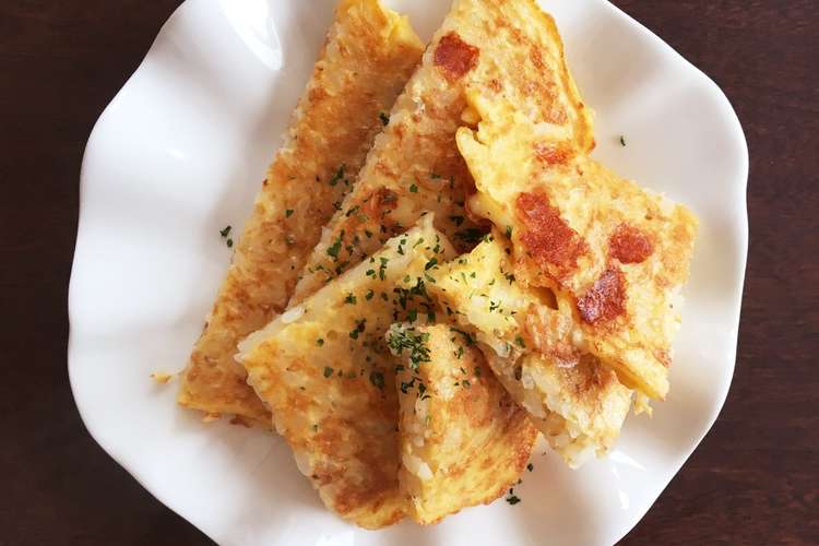 白米アレンジ 焼き卵かけご飯 レシピ 作り方 By かやクック クックパッド 簡単おいしいみんなのレシピが352万品