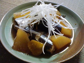 さんまと大根の簡単煮付け♪