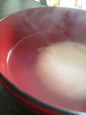 *お餅のしょうが湯煮*