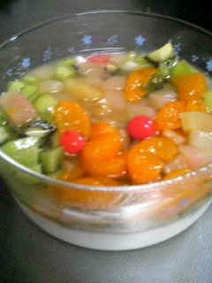 我が家の杏仁豆腐