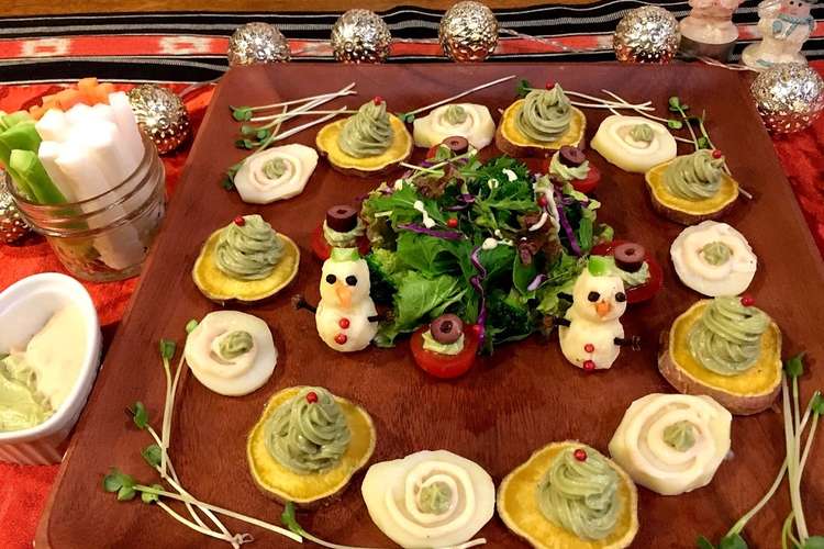 酒粕味噌豆腐アボカドマヨのポテトカナッペ レシピ 作り方 By Inity クックパッド 簡単おいしいみんなのレシピが350万品