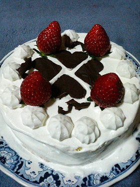 簡単美味しいば―すでいケーキ