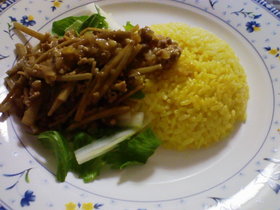 ゴボウと人参のカレー♪